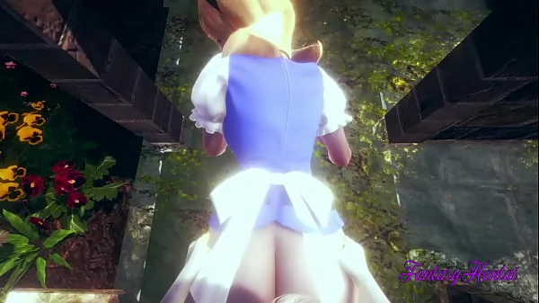 Alice in The Wonderland Hentai 3D - Alice is Fucked by White Rabbit and he cums in her pussy- Animation Japanese Porn Video